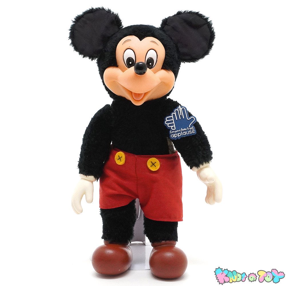 Walt Disney Productions/ウォルトディズニープロダクションズ・applause/アプローズ・Plush/ぬいぐるみ/ドール  「Mickey Mouse/ミッキーマウス」ダメージ有 - KNot a TOY/ノットアトイ