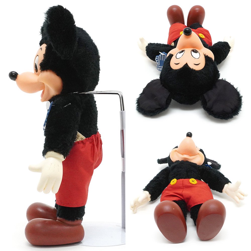 Walt Disney Productions/ウォルトディズニープロダクションズ・applause/アプローズ・Plush/ぬいぐるみ/ドール  「Mickey Mouse/ミッキーマウス」ダメージ有 - KNot a TOY/ノットアトイ