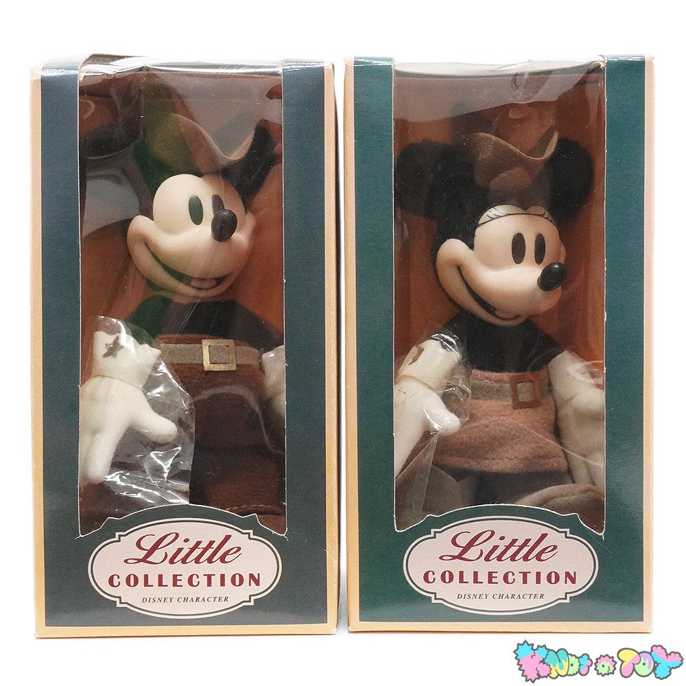 Disney Character・Little Collectionディズニーキャラクター・リトルコレクション・Sekiguchiセキグチ ・Dollドール「ミッキーの二挺拳銃・ミッキー/ミニーセット」 - KNot a TOY/ノットアトイ