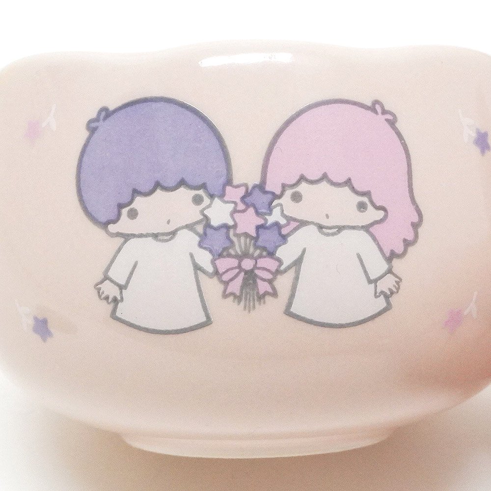 LittleTwinStars/リトルツインスターズ/キキララ・Cup＆Saucer・カップ＆ソーサー・陶器製・ピンク・ブーケ・1976年 -  KNot a TOY/ノットアトイ