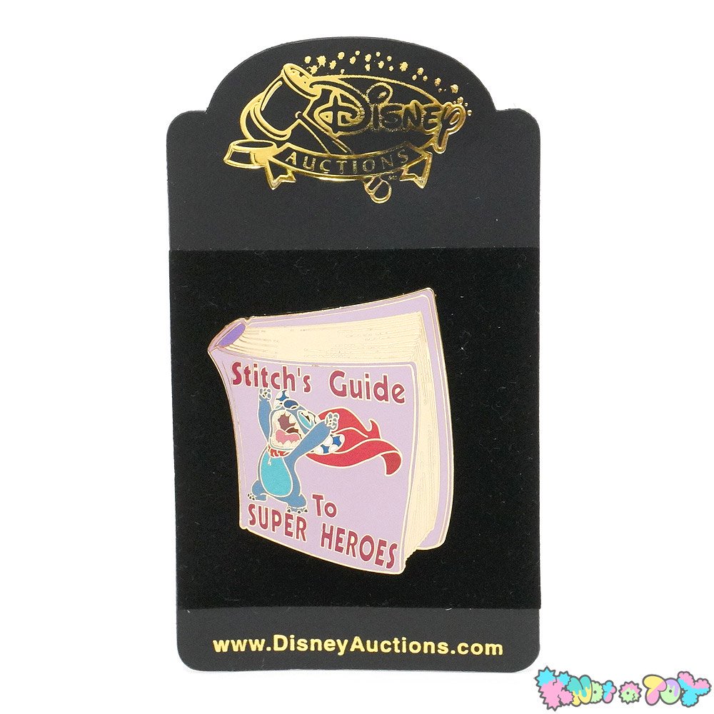 Disney Auctions/ディズニーオークションズ・Pin Badge/ピンバッジ/ピンズ「Stitch's Guide to Super  Heroes/スティッチズガイドトゥスーパーヒーロー」 - KNot a TOY/ノットアトイ