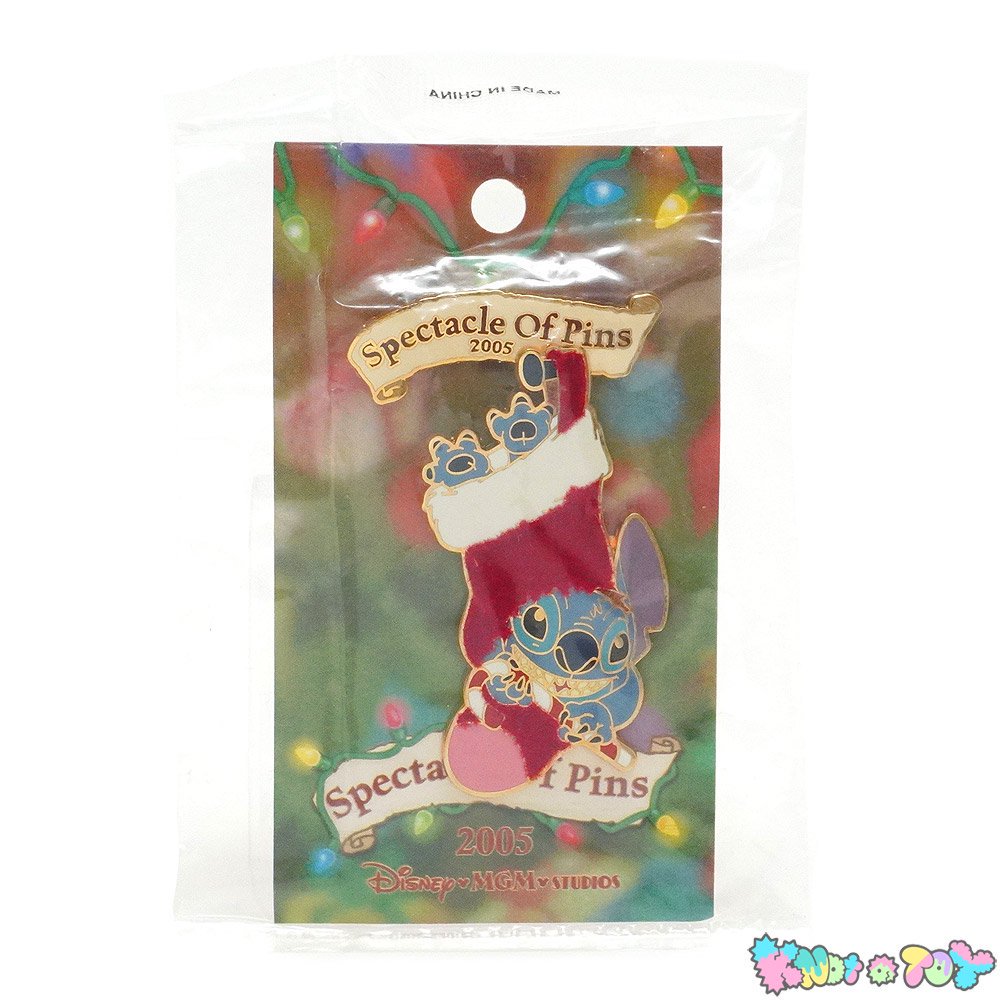 Disney MGM STUDIOS/ディズニー・Pin/ピンバッジ/ピンズ・Holiday「Stitch/スティッチ・Spectacle of  Pins/スペクタクルオブピンズ・2005」書き込み有 - KNot a TOY/ノットアトイ