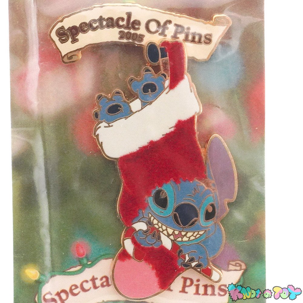 Disney MGM STUDIOS/ディズニー・Pin/ピンバッジ/ピンズ・Holiday「Stitch/スティッチ・Spectacle of  Pins/スペクタクルオブピンズ・2005」書き込み有 - KNot a TOY/ノットアトイ