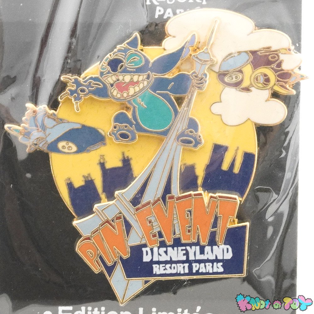 Disneyland Resort Paris/ディズニーランド・パリ・ピンバッジ/ピンズ・Pin Event「Stitch on the  Eiffel Tower/スティッチオンザエッフェルタワー」 - KNot a TOY/ノットアトイ