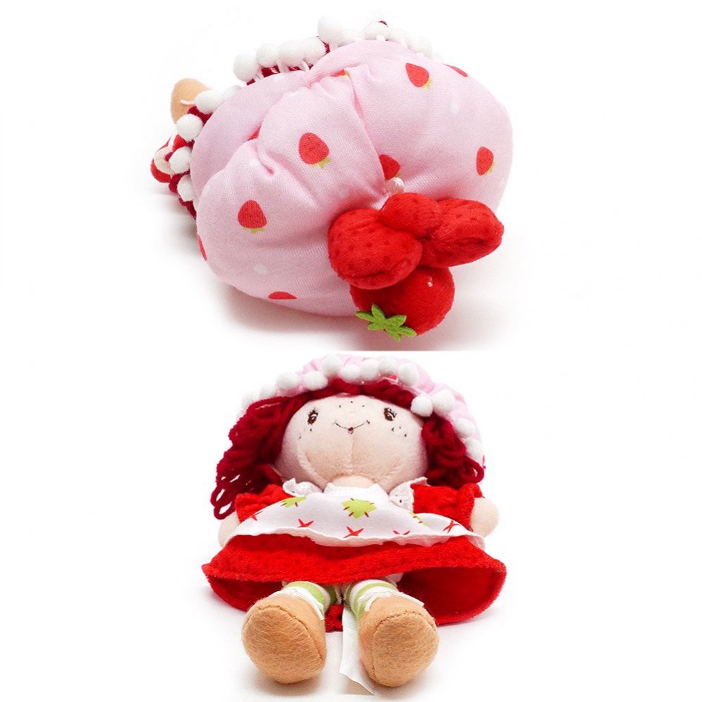 Strawberry Shortcake × Hello Kitty・ストロベリーショートケーキ×ハローキティ・Plush/ぬいぐるみ・高さ約20cm・2017年  【ボールチェーン欠品】 - KNot a TOY/ノットアトイ