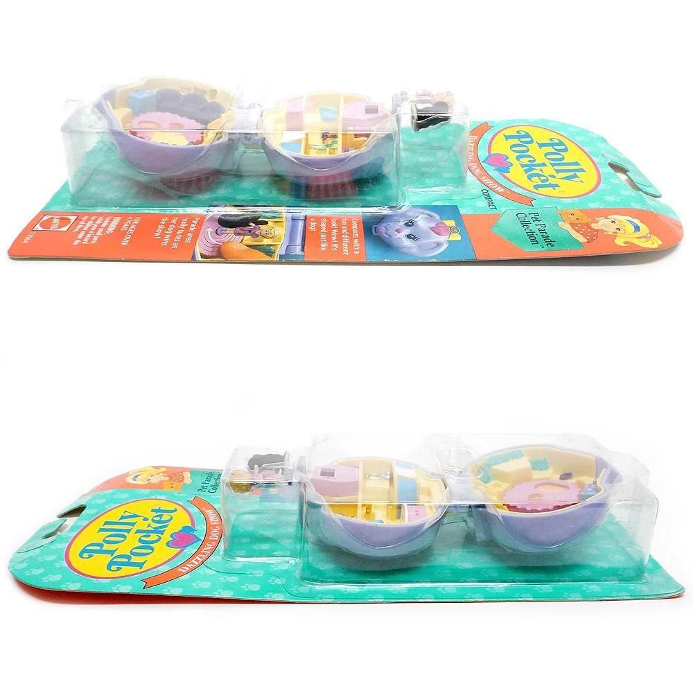 ポーリーポケット・パピーショー・ダズリンドッグショー・パピーフェイス・紫色 Polly Pocket/ポーリーポケット・Dazzling Dog Show/ダズリン