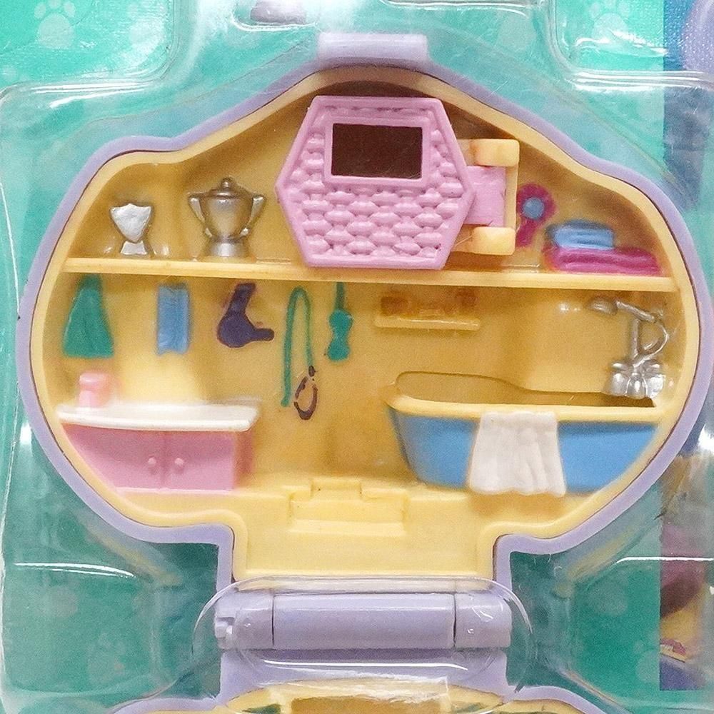 ポーリーポケット・パピーショー・ダズリンドッグショー・パピーフェイス・紫色 Polly Pocket/ポーリーポケット・Dazzling Dog Show/ダズリン
