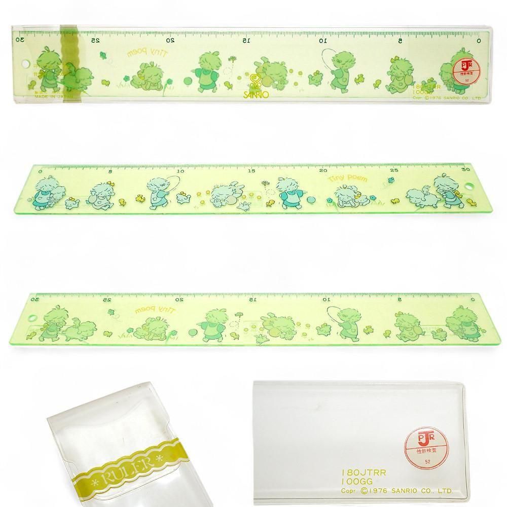 Tiny Poem/タイニーポエム・風の子さっちゃん・ケース入り30cm定規