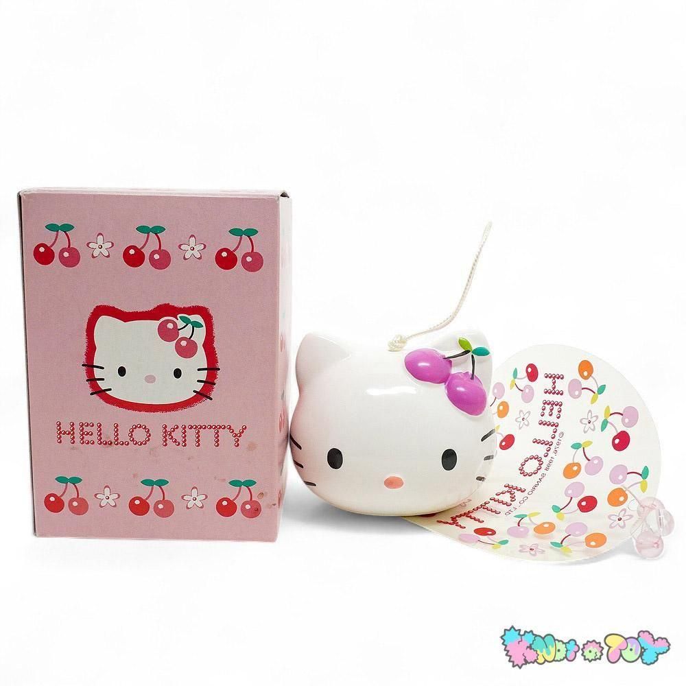 Hello Kitty/ハローキティ・Wind Bell/風鈴・陶器製・チェリー