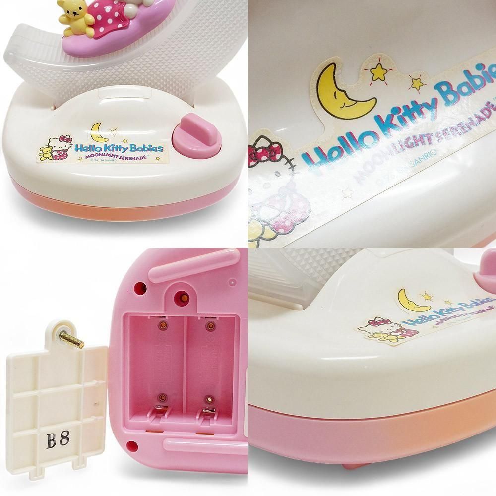 ♥️Hello Kitty Babies オルゴール ライト レトロ 激レア 希少 Hello Kitty Babies/ハローキティベイビーズ・Moonlight
