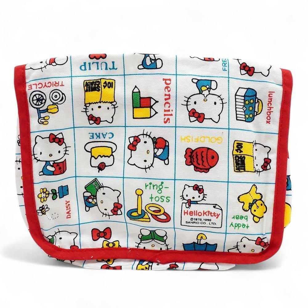 サンリオ　ハローキティ　ランチケースセットなど　平成レトロ　1997年 平成 レトロ サンリオ キティ ランチボックス カオハナ 懐かしい