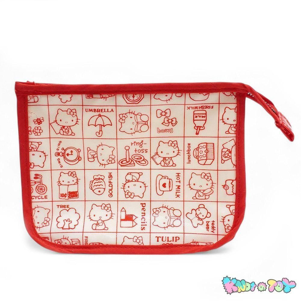 レア】チャーミーキティ ビニールポーチ 2010年製 キティ 筆箱