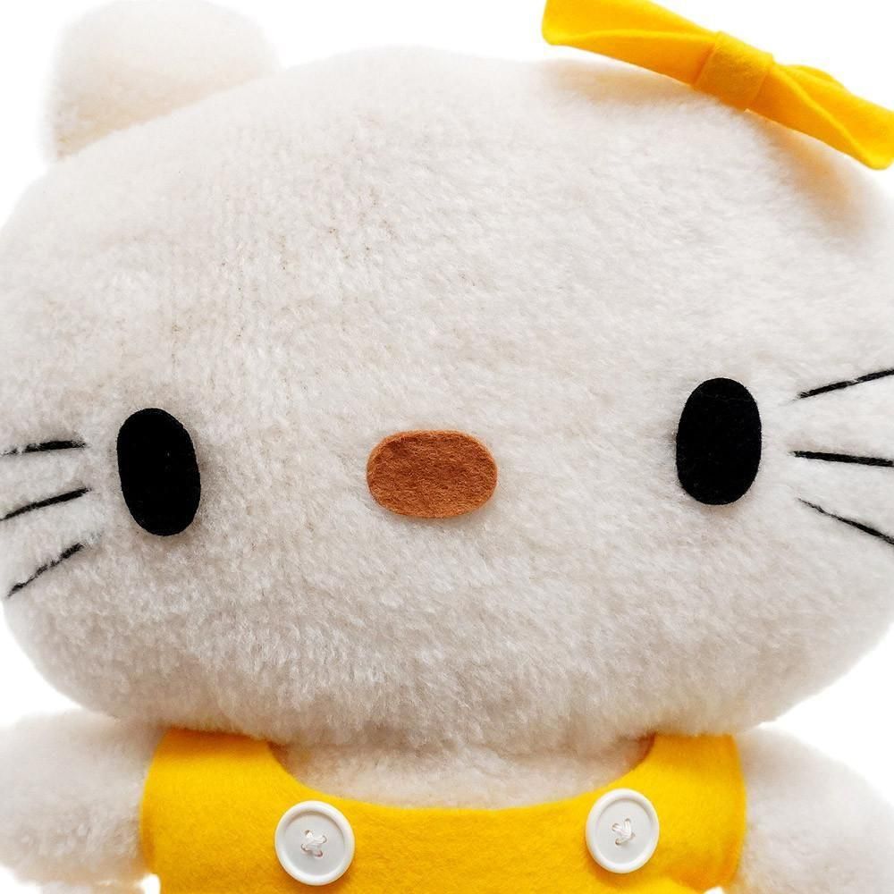 Hello Kitty/ハローキティ・Plush/ぬいぐるみ・イエロー・昭和