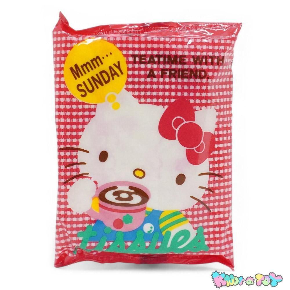 ハローキティー　レトロ　昭和 ポケットティッシュを入れることができるミニバッグ ハローキティー レトロ 昭和 ポケットティッシュを入れることが