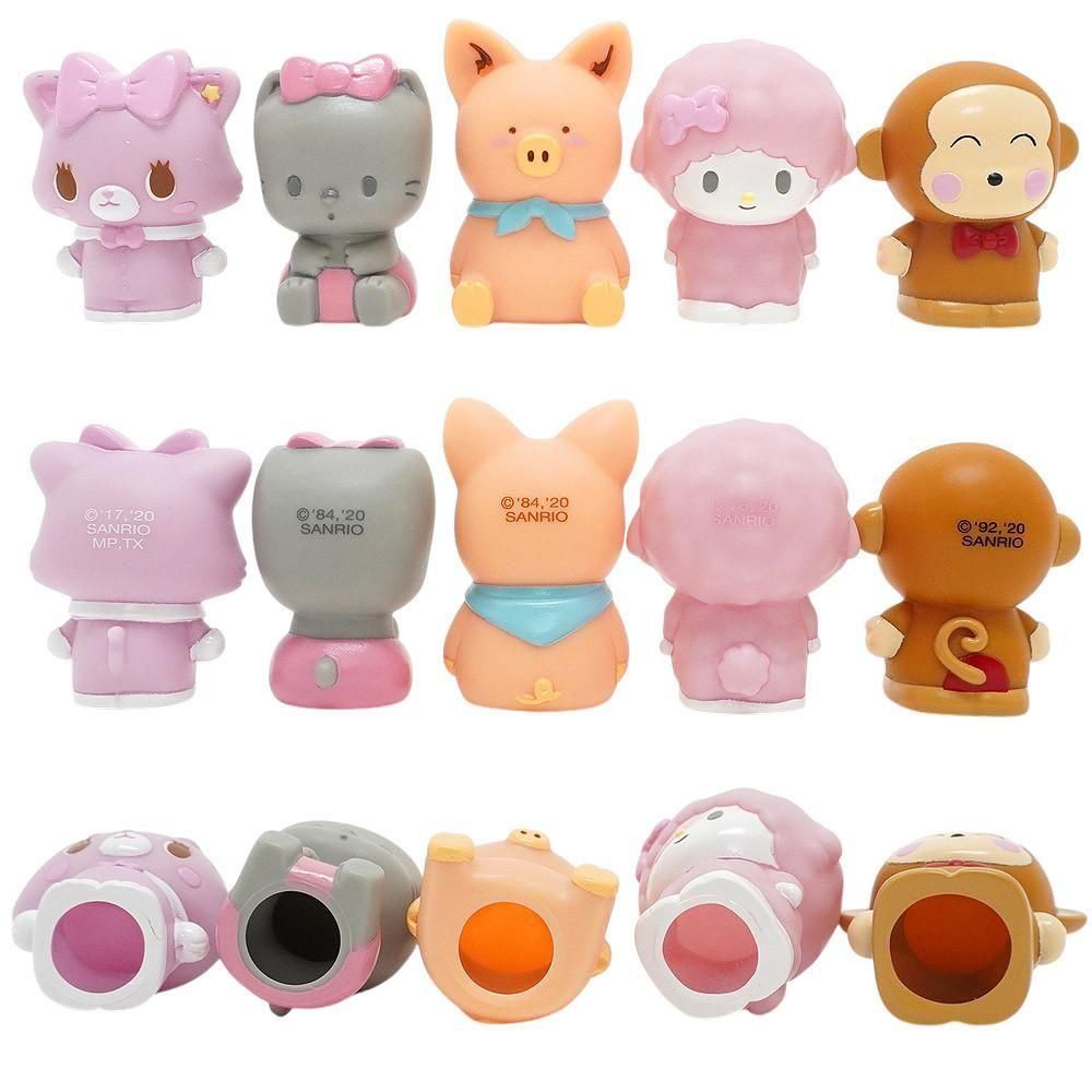 サンリオ　ゆびにんぎょう　レトロ　指人形　ゆびフィギュア サンリオ ゆびにんぎょう レトロ 指人形 ゆびフィギュア 当時物 SANRIO