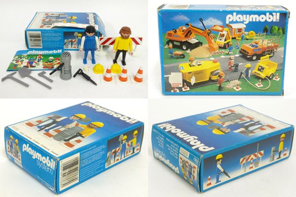 playmobil system/プレイモービル システム #3368 「Road Workers/道路工事者セット」 - KNot a