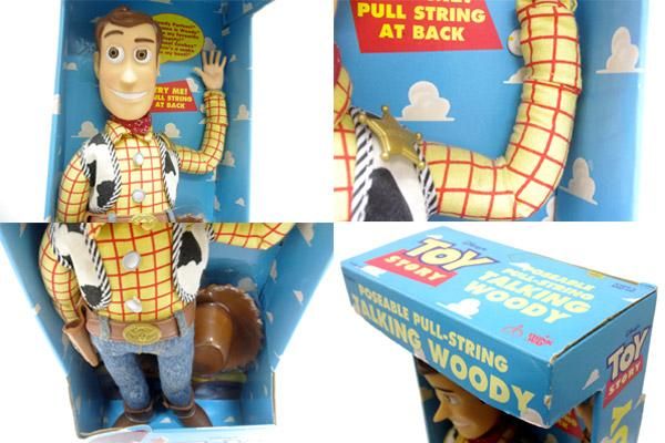 TOY STORY/トイストーリー・WOODY/ウッディ・POSEABLE PULL-STRING 