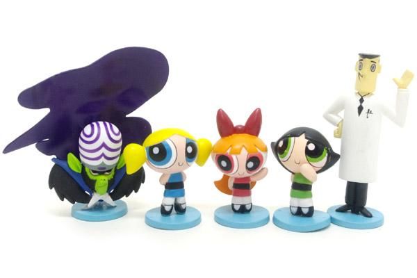 The Powerpuff Girls パワーパフガールズ ミニフィギュア５体セット おもちゃ屋 Knot A Toy ノットアトイ Online Shop In 高円寺