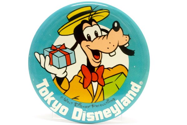 TDL・Vintage Button Badge/東京ディズニーランド・ビンテージ缶バッチ 