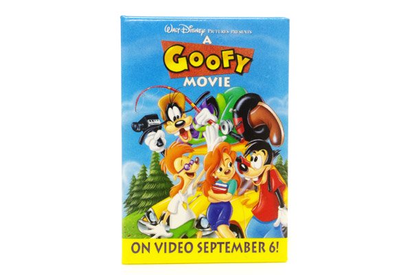 Disney Movie Vintage Button Badge ディズニー ビンテージ缶バッチ A Goofy Movie Video おもちゃ屋 Knot A Toy ノットアトイ Online Shop In 高円寺