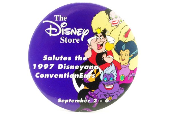 Us Disneystore Vintage Button Badge ディズニーストア ビンテージ缶バッチ Disneyana Convention 97 おもちゃ屋 Knot A Toy ノットアトイ Online Shop In 高円寺