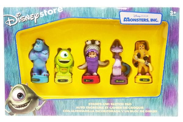 Disney Store Monsters Inc ディズニーストアー モンスターズインク Stamps And Sketch Pad スタンプセット おもちゃ屋 Knot A Toy ノットアトイ Online Shop In 高円寺