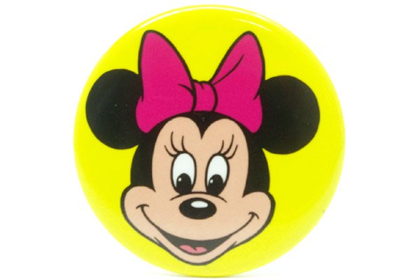Disney Vintage Button Badge ディズニー ビンテージ缶バッチ Minnie Mouse ミニーマウス フェイス おもちゃ屋 Knot A Toy ノットアトイ Online Shop In 高円寺