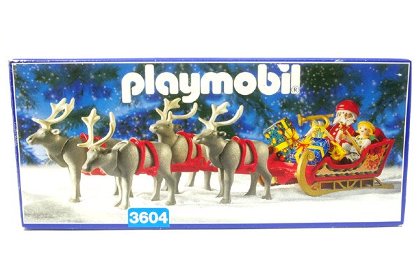 playmobil/プレイモービル #3604 「クリスマス トナカイのソリとサンタ 