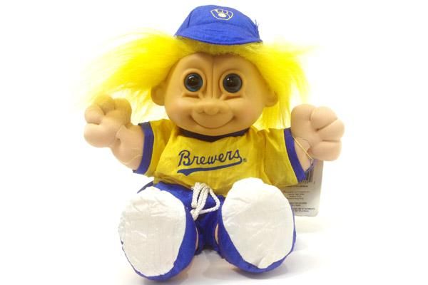 Troll トロール人形 Russ ラス Kidz キッズ イエロー ぬいぐるみ大 Mlb Milwaukee Brewers メジャーリーグ ブルワーズ おもちゃ屋 Knot A Toy ノットアトイ Online Shop In 高円寺