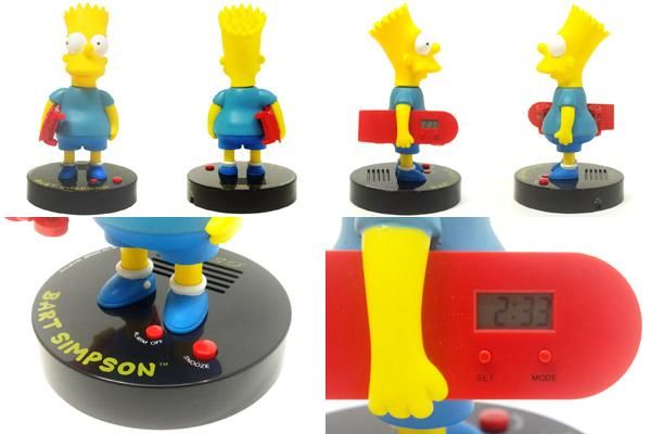 the SIMPSONS/シンプソンズ 「BART SIMPSON・TALKING ALARM CLOCK