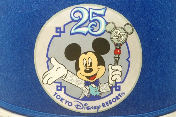 TokyoDisneyland・25th・Mickey Ear Hat/東京ディズニーランド・25周年