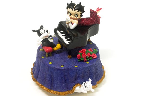 BETTY BOOP/ベティブープ・WESTLAND/ウェストランド・レジン製フィギュアオルゴール・No4844 - KNot a TOY/ノットアトイ