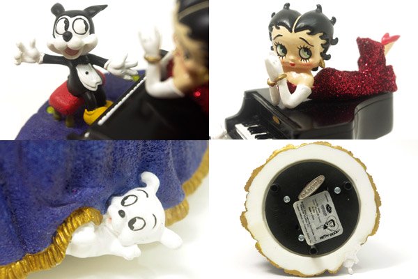 BETTY BOOP/ベティブープ・WESTLAND/ウェストランド・レジン製フィギュアオルゴール・No4844 - KNot a TOY/ノットアトイ