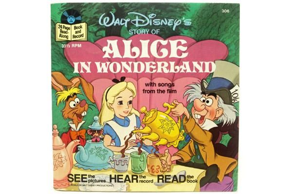 Walt Disney Book And Record ウォルトディズニー ブック 絵本 レコード Vintage ビンテージ Alice In Wonderland ふしぎの国のアリス 306 おもちゃ屋 Knot A Toy ノットアトイ Online Shop In 高円寺