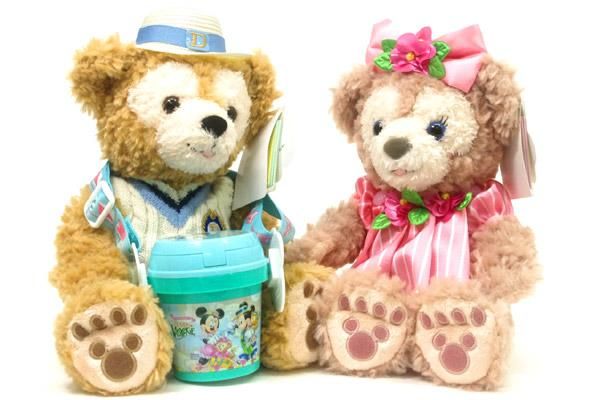 TOKYO DisneySEA/東京ディズニーシー 「Duffy/ダッフィー＆ShellieMay/シェリーメイ・SSサイズぬいぐるみ・ スプリングヴォヤッジ・2012年+ポップコーンバケット」 - KNot a TOY/ノットアトイ