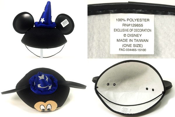 US.DisneyPark・Mickey・Fantasia・Ear Hat/US.ディズニーパーク・ミッキーマウス・ファンタジア・イヤーハット(ONE(ADULT)  SIZE) - KNot a TOY/ノットアトイ