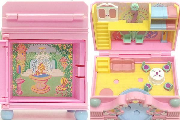 ポーリーポケット Funtime Clock Playset 置時計 パステルピンク