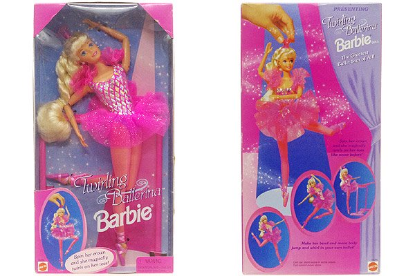 twirling ballerina barbie