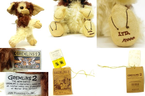 GREMLINS2/グレムリン2・ジュンプランニング「GENUINE MOHAIR COLLECTION・GISMO LIMITED EDITION/ モヘア・ギズモ・リミテッド371/2000」 - KNot a TOY/ノットアトイ