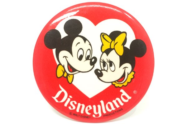 US.Disneyland・Vintage Button Badge/ディズニービンテージバッチ 