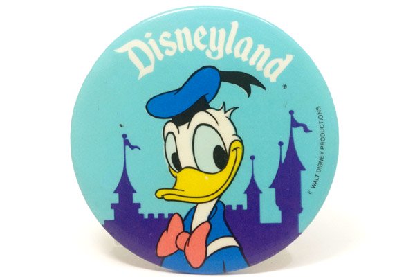 US.Disneyland・Vintage Button Badge/ディズニービンテージバッチ 「DONALD DUCK/ドナルドダック」 - Knot A TOY/ノットアトイ
