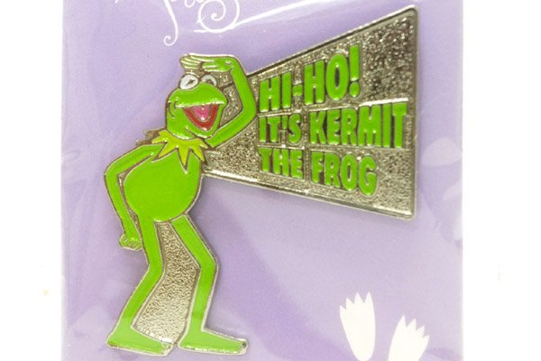 the Muppets/ザ・マペッツ・Button Pin Badge/ピンバッチ 「Kermit the