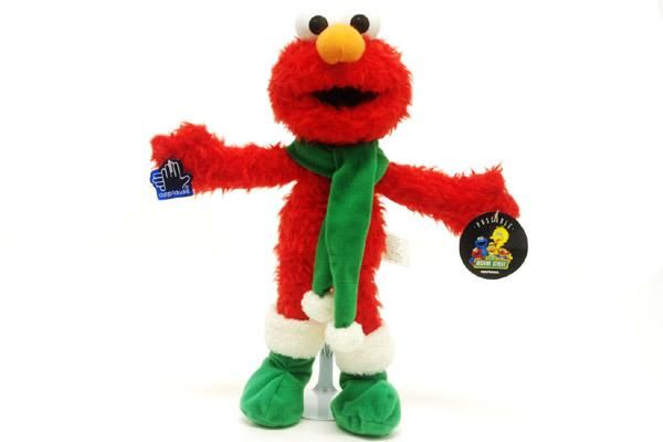 US製 アプローズ セサミストリート エルモ・ポージングぬいぐるみ・クリスマス SESAME STREET/セサミストリート・applause/アプローズ 「ELMO