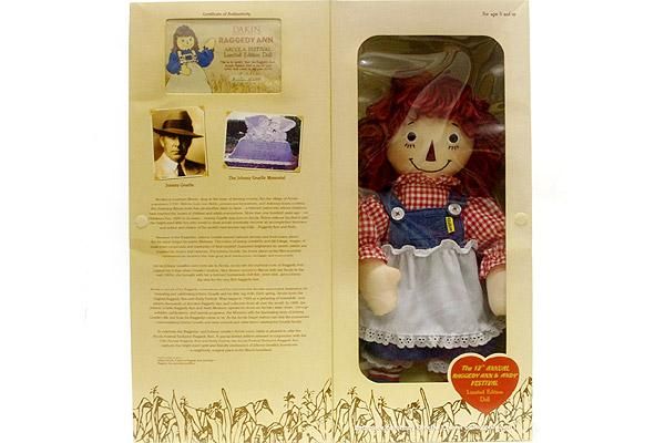 Raggedy Ann Andy ラガディ アン アンディ Dakin The 12th Annual Raggedy Ann Andy Festival 00年 おもちゃ屋 Knot A Toy ノットアトイ Online Shop In 高円寺 Raggedy Ann Andy ラガディ アン アンディ Dakin The 12th Annual Raggedy Ann Andy Festival 00年 おもちゃ屋 Knot A Toy ノットアトイ Online Shop In 高円寺