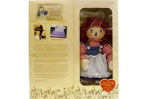 Raggedy Ann Andy ラガディ アン アンディ Dakin The 12th Annual Raggedy Ann Andy Festival 00年 おもちゃ屋 Knot A Toy ノットアトイ Online Shop In 高円寺