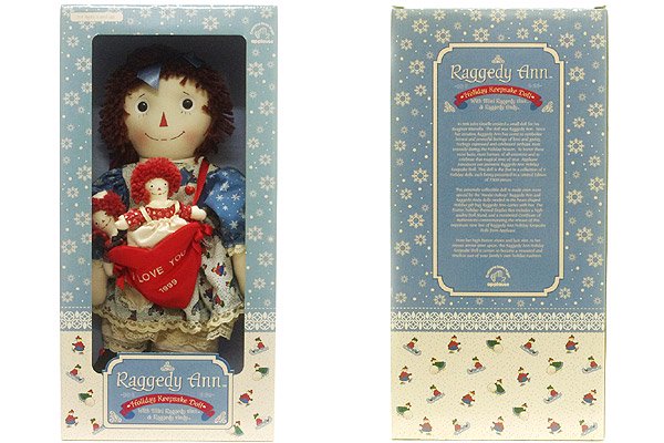 Raggedy Ann & Andy Holiday Keepsake Doll ラガディ アン ドール