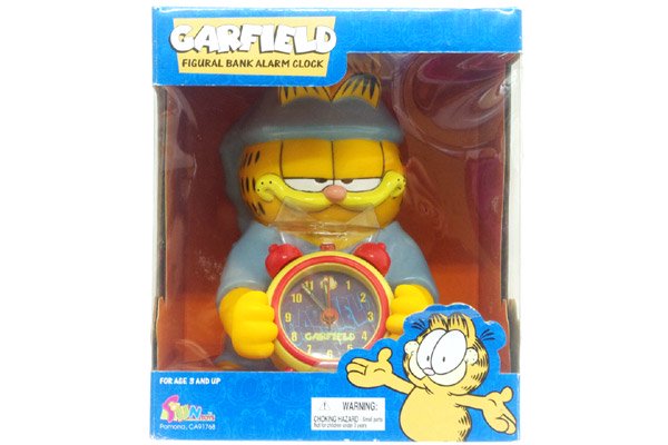 Garfield/ガーフィールド 「FIGURAL BANK ALARM CLOCK/フィギュラル