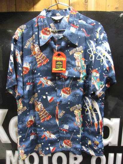 SUN SURF SPECIAL（サンサーフスペシャル）THE DAYS OF SPACE ROBOT SS37257 NAVY - BABERUTH  Men's Casual Select Shop