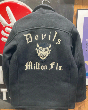 THE GROOVIN HIGH × BABERUTH 40's STYLE CAR CLUB JACKET DEVILS