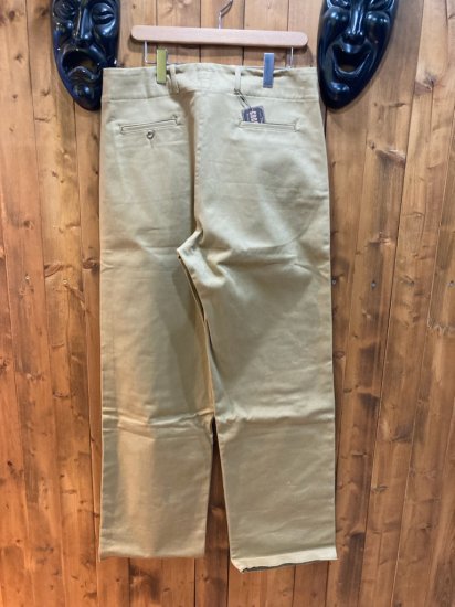 THE GROOVIN HIGH Vintage Style 1945 Prison Pants Brown